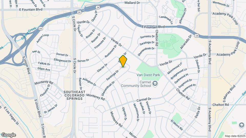 1515 Saratoga Dr Map and Location Details