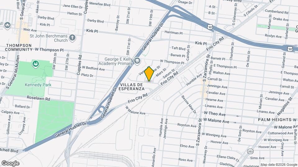 2110 Jupiter St Map and Location Details