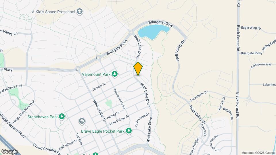 9777 Wolf Lake Drive Map and Location Details