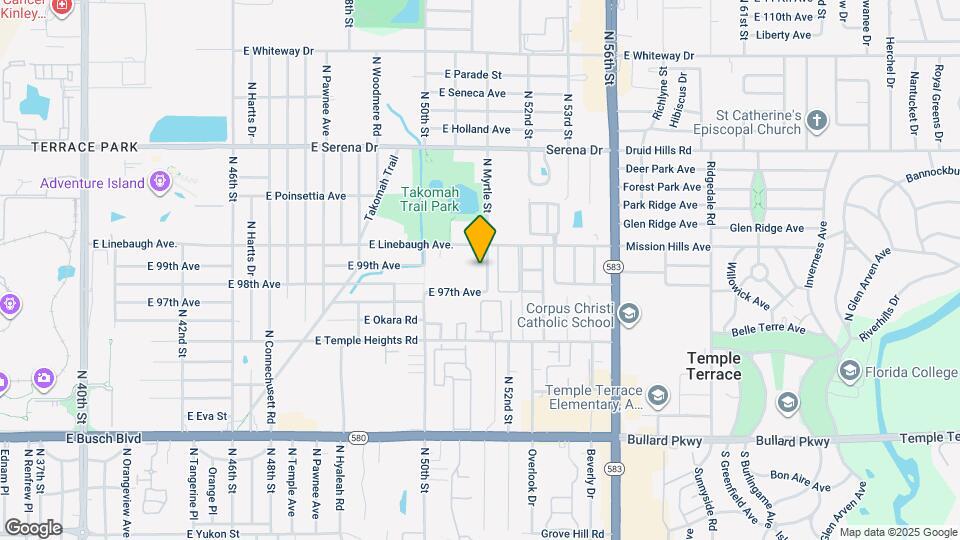 9902 N Myrtle St, Unit A Map and Location Details