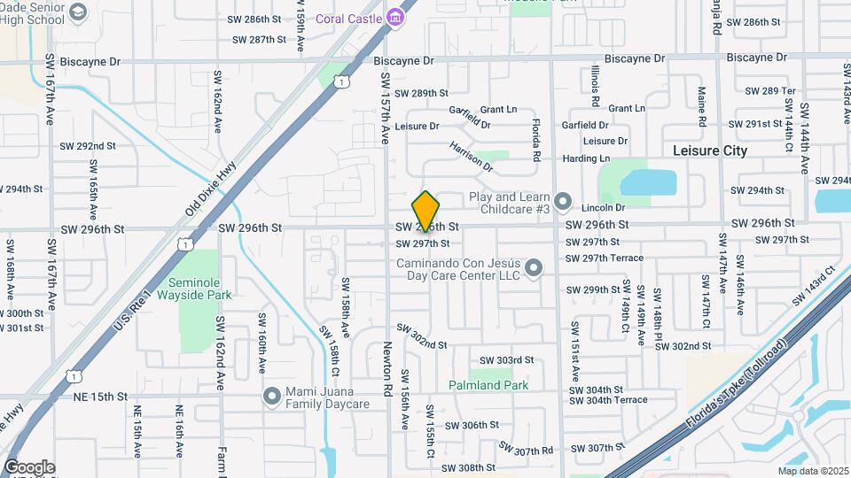 15501 SW 297th St-Unit -A Map and Location Details