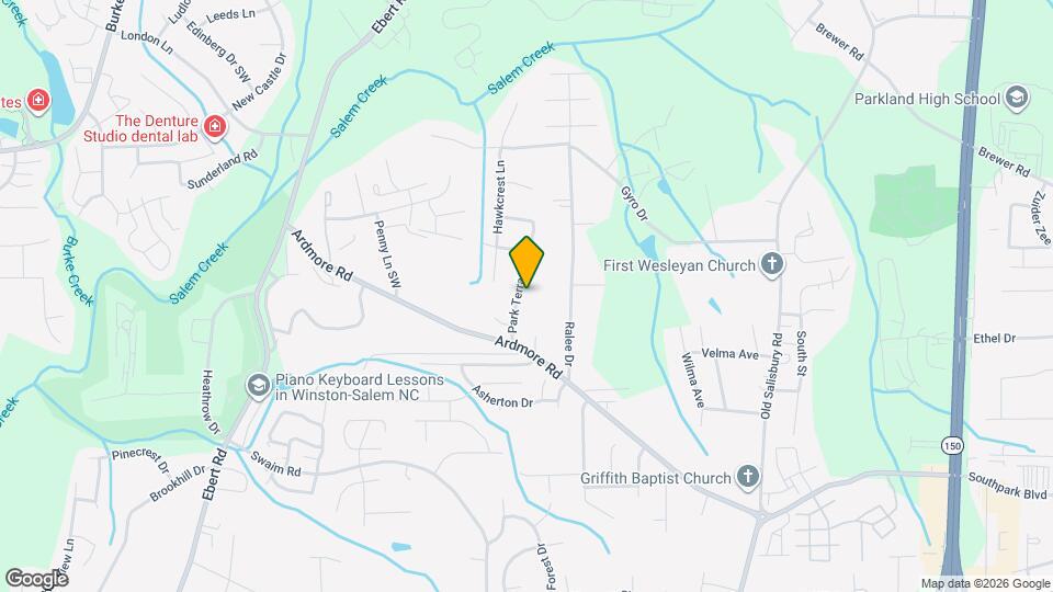 1742 Park Terrace Ln Map and Location Details