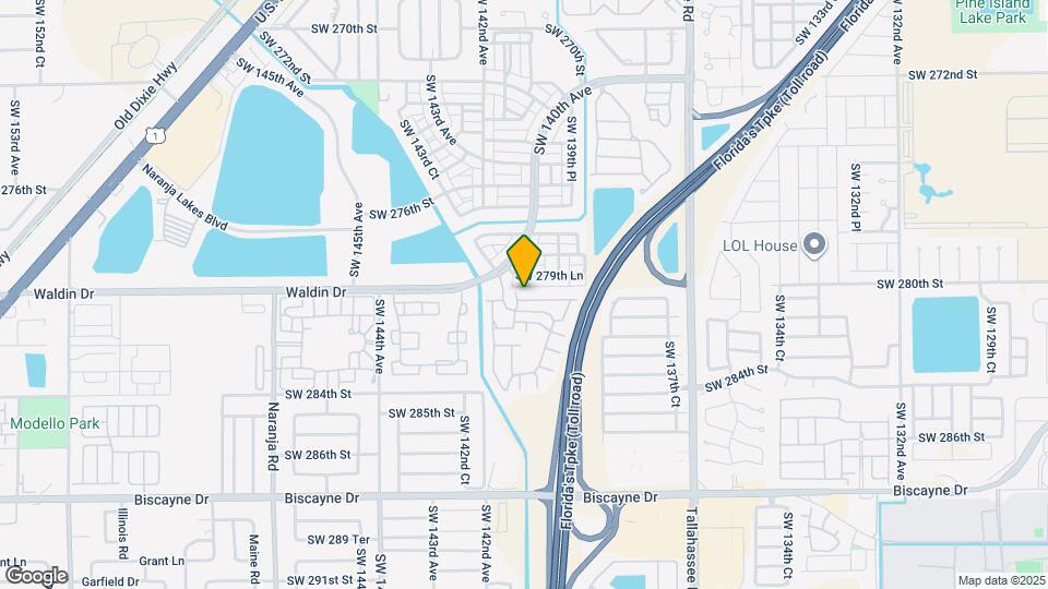 14003 SW 280th Terrace Map and Location Details