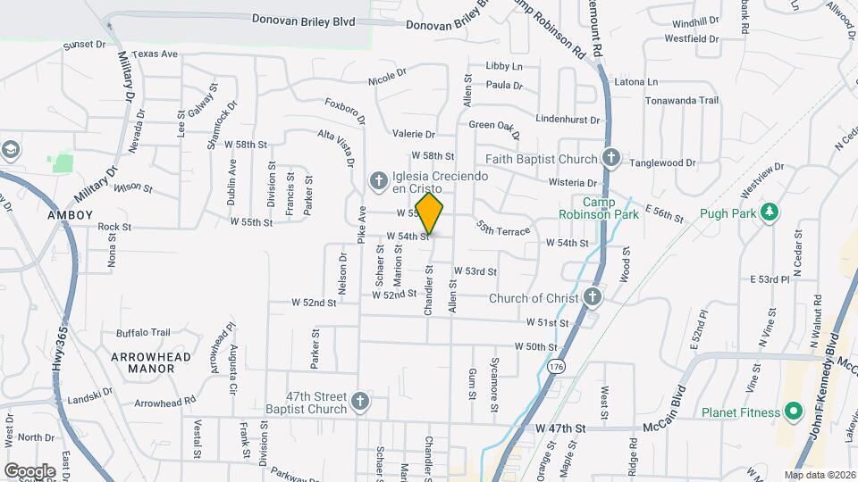 5315 Chandler St Map and Location Details