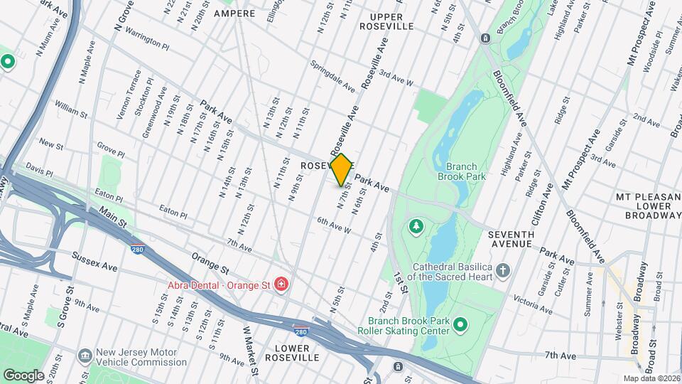 260 N 7th St Map and Location Details