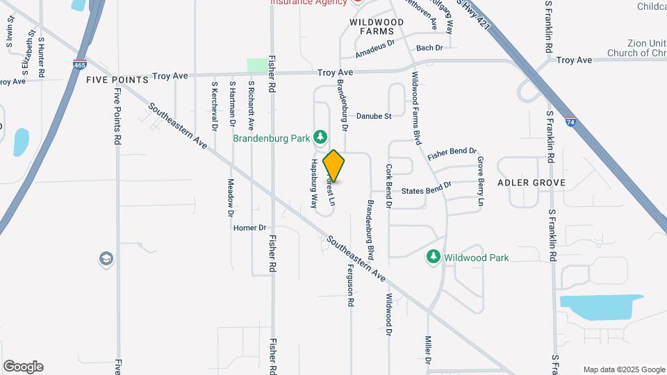 3359 Black Forest Ln Map and Location Details