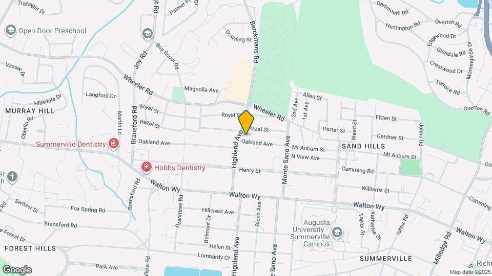 2631 Oakland Ave Map and Location Details