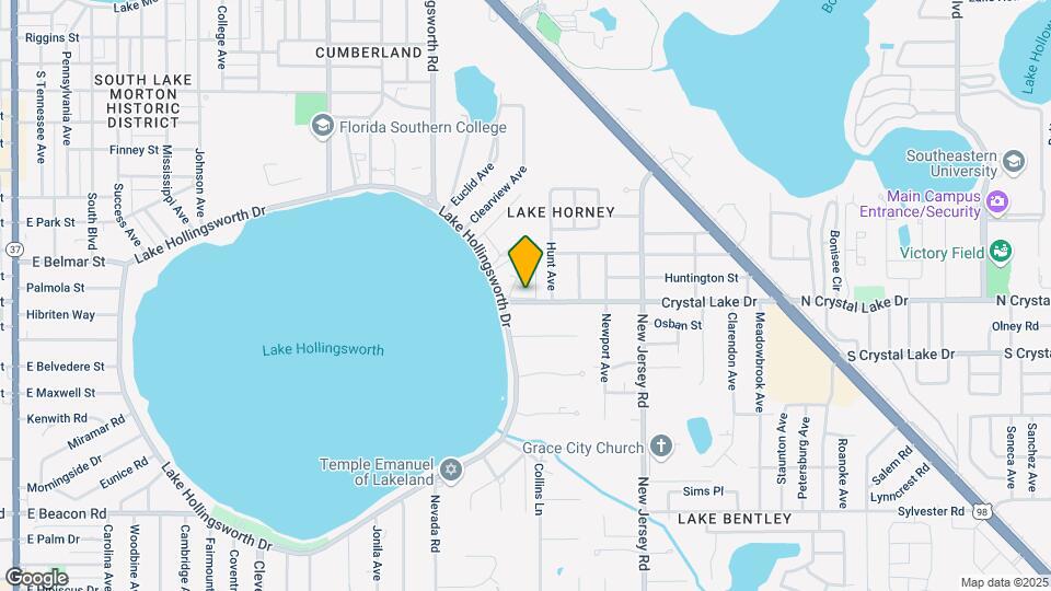 Lake Hollingsworth Apartments Map and Location Details
