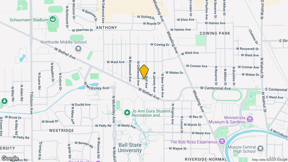 1711 N Ball Ave Mapa y Detalles de la Ubicación