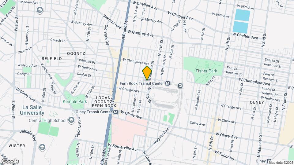 5846 N Marvine St, Unit A10 Map and Location Details