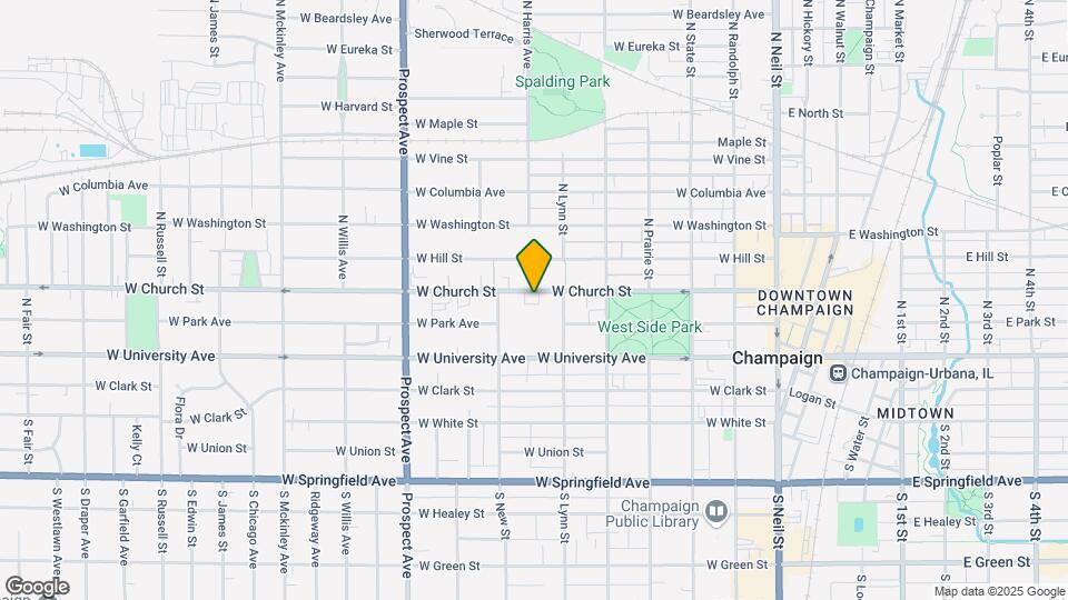609 W Church St Map and Location Details