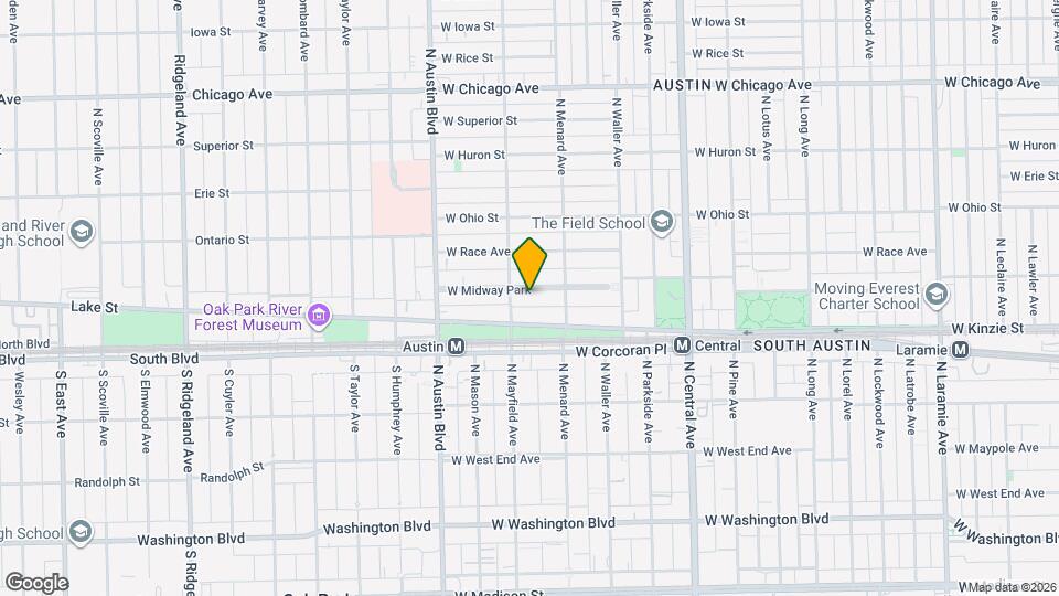 5839 W Midway Park Map and Location Details