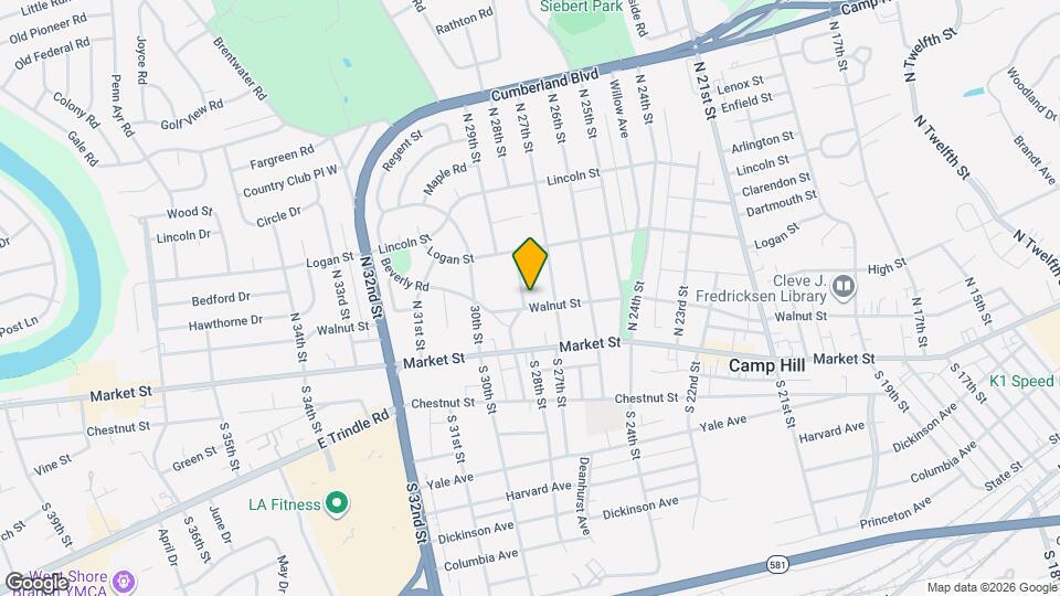 2722 Walnut St Mapa y Detalles de la Ubicación