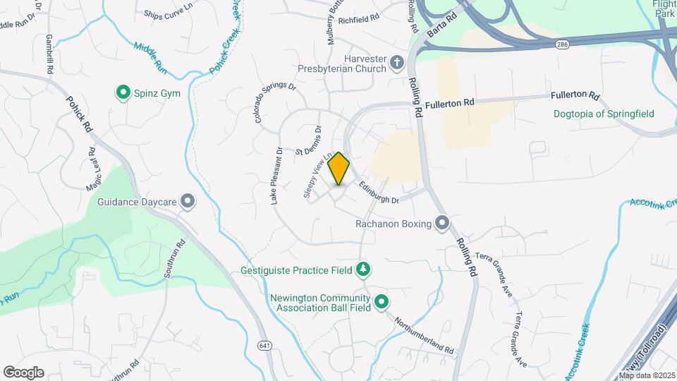 8132 Sleepy View Ln Map and Location Details