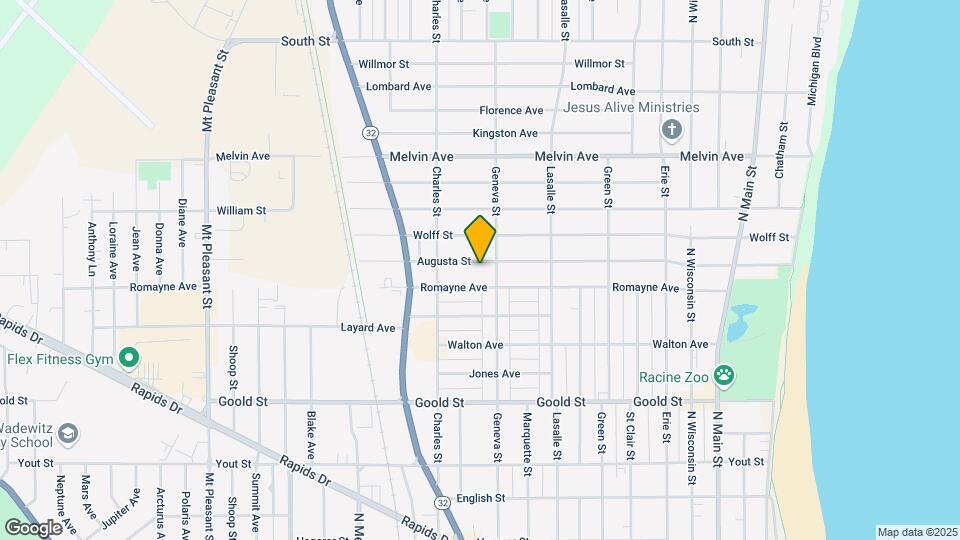 1217 Augusta St Map and Location Details