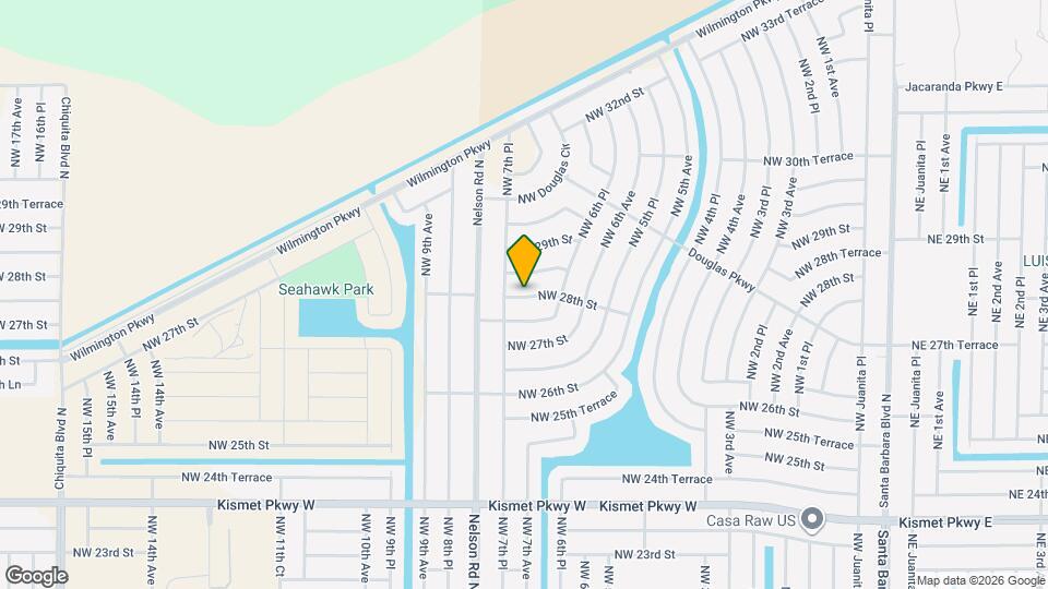 633 NW 28th St Map and Location Details