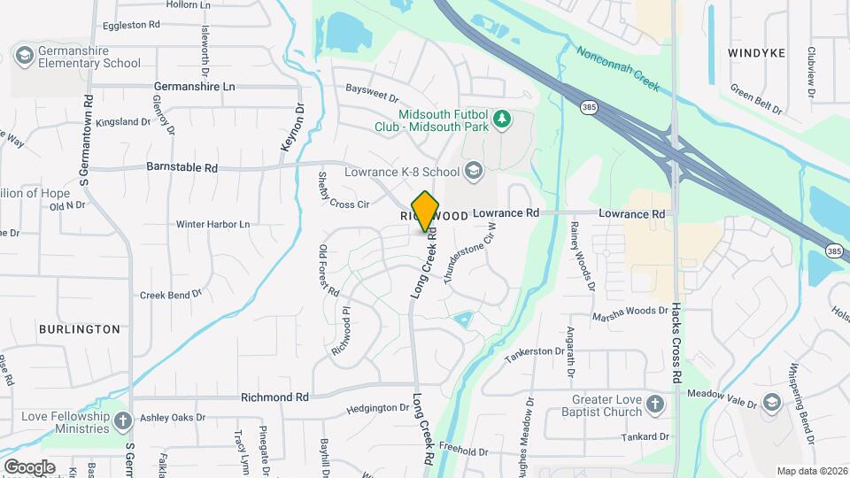 4195 Long Creek Rd Map and Location Details