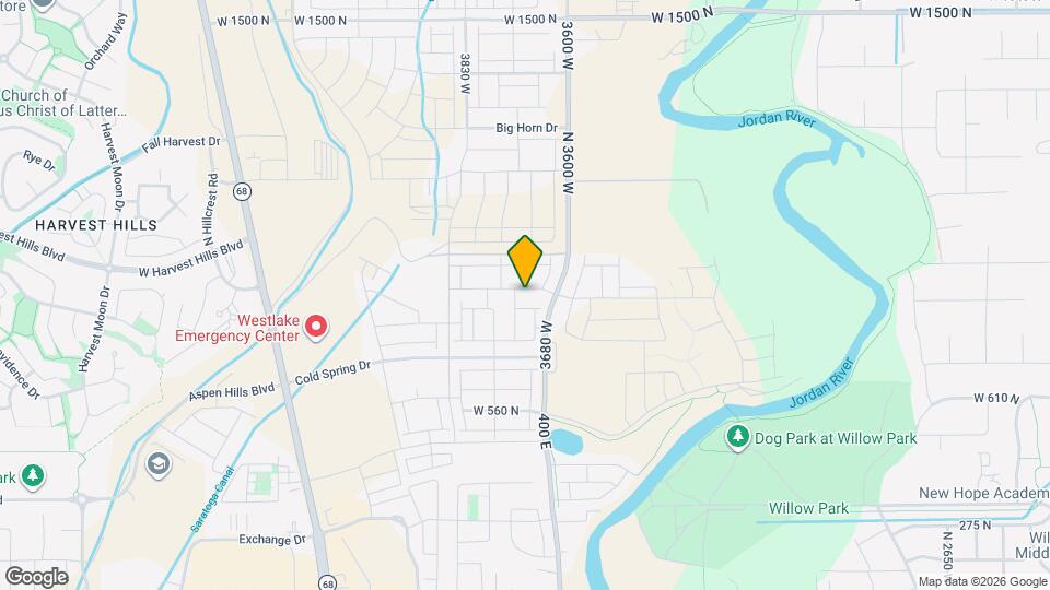 3741 W 860 N Map and Location Details