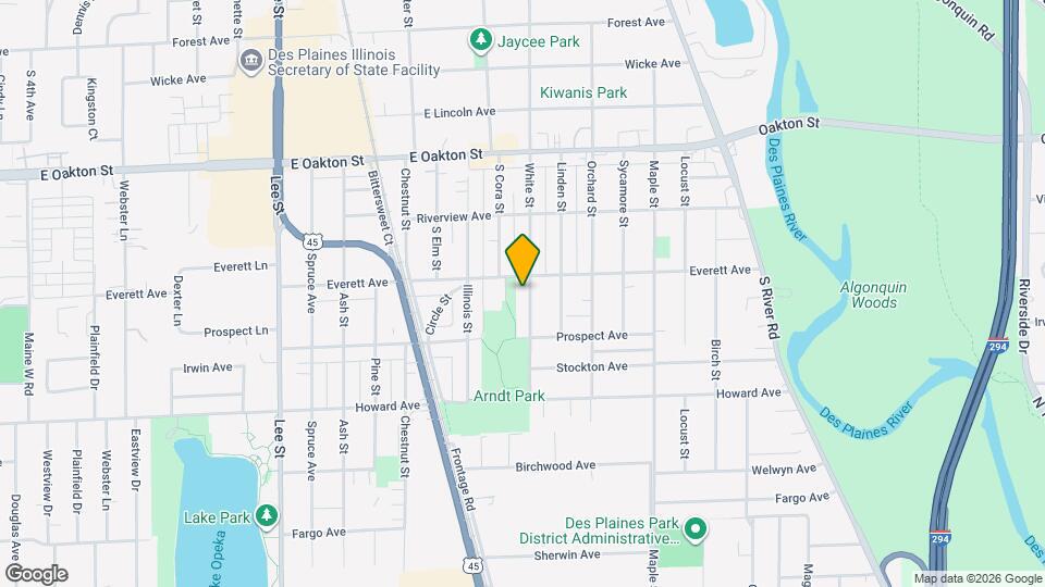 1830 White St Map and Location Details