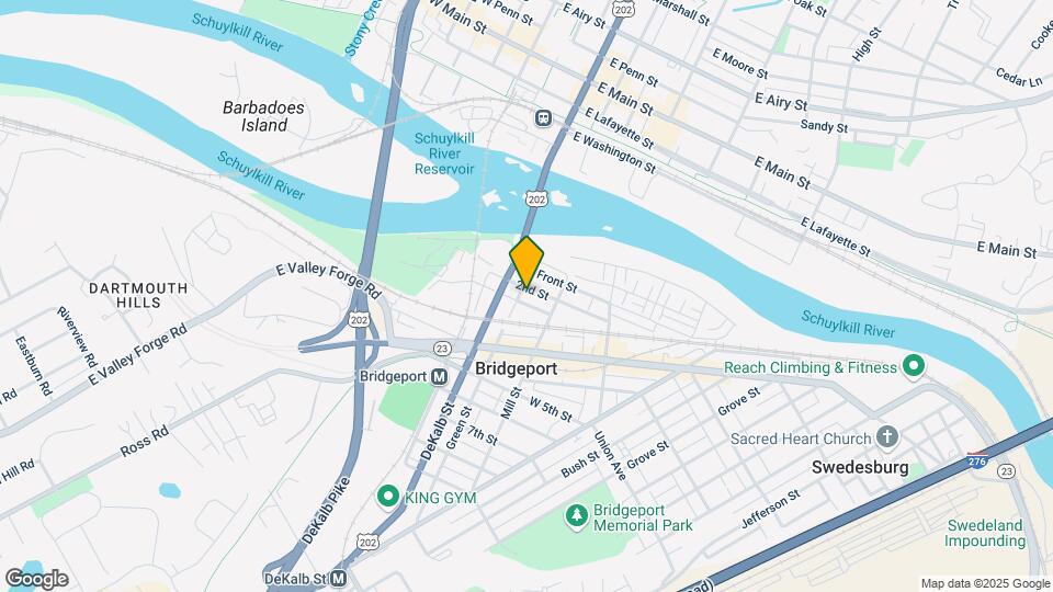 Bridgeport Map and Location Details