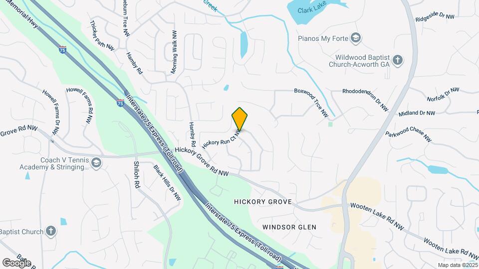 1820 Crestwood Dr NW Map and Location Details