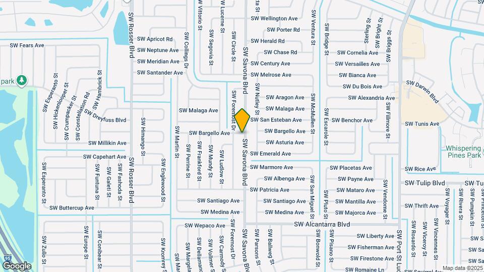 1402 SW Bargello Ave Map and Location Details