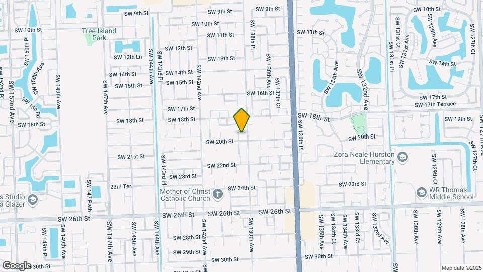 1981 SW 139th Ct Map and Location Details