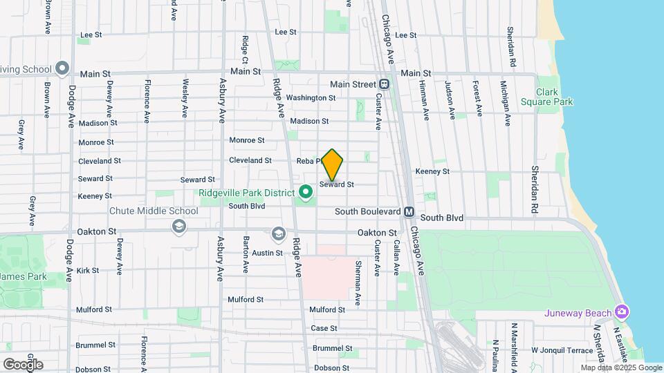 820 Seward St Map and Location Details