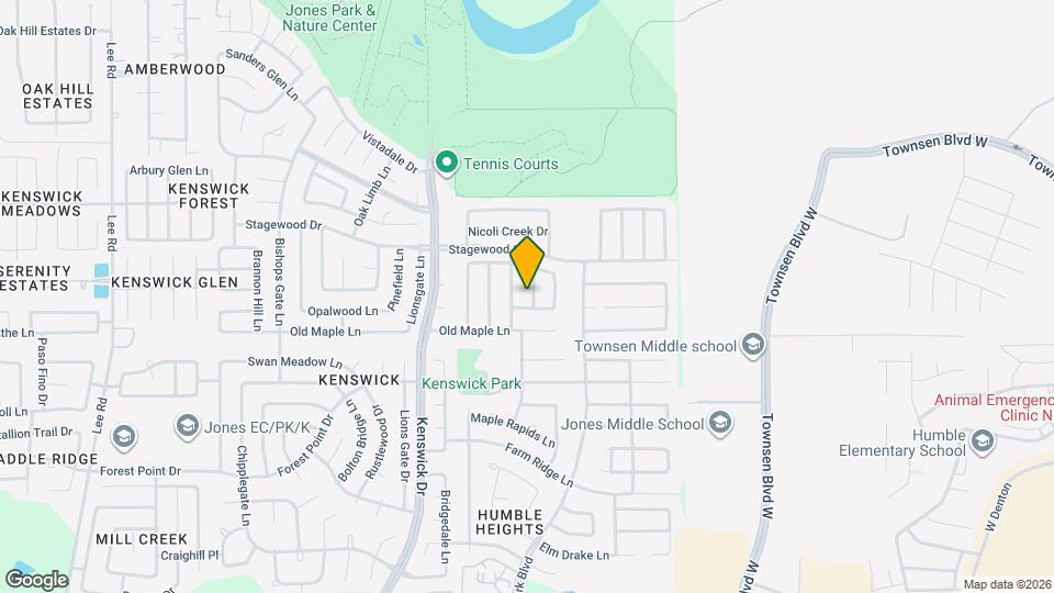 20415 Kittredge Dr Map and Location Details