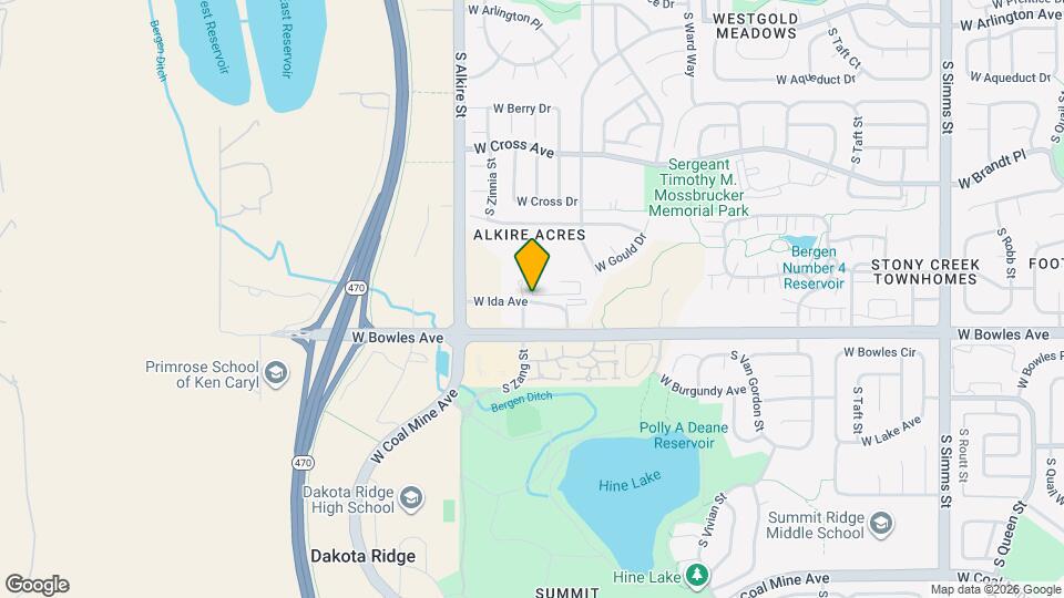 12983 W Ida Ave Map and Location Details