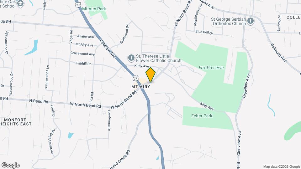 2553 W North Bend Rd Map and Location Details