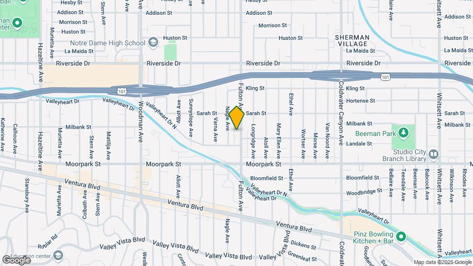 4515-4521 Fulton Ave Map and Location Details