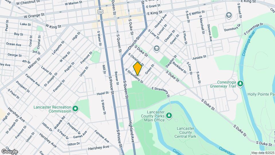 509 E Strawberry St Map and Location Details