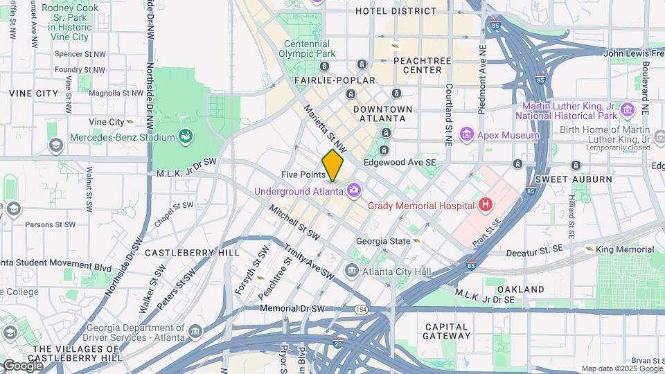 20 Marietta St NW Map and Location Details