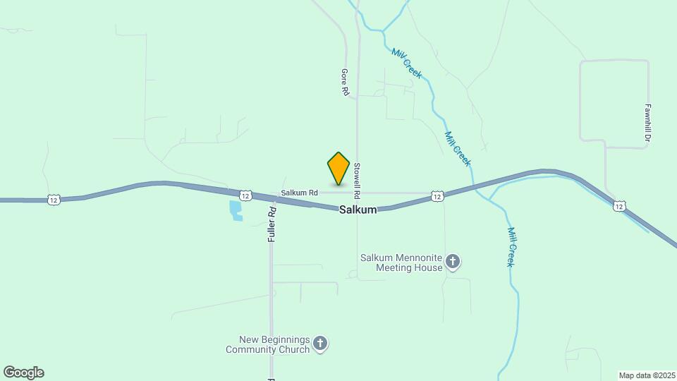 166 Salkum Rd Map and Location Details