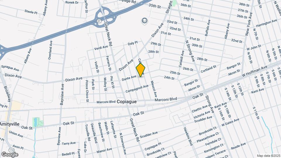 136 Verrazano Ave Map and Location Details