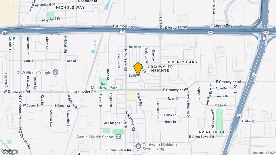 1623 Milner Rd Map and Location Details