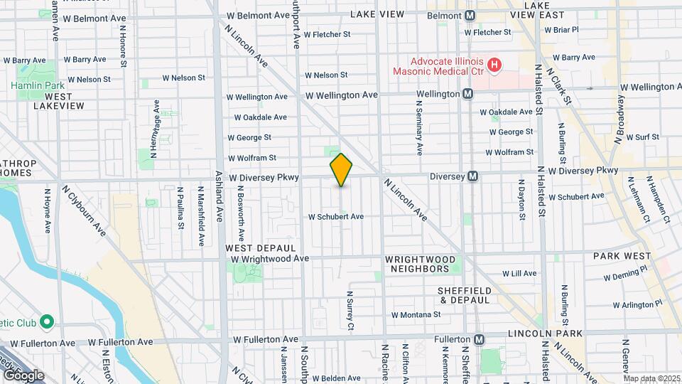 2755 N Lakewood Ave Map and Location Details