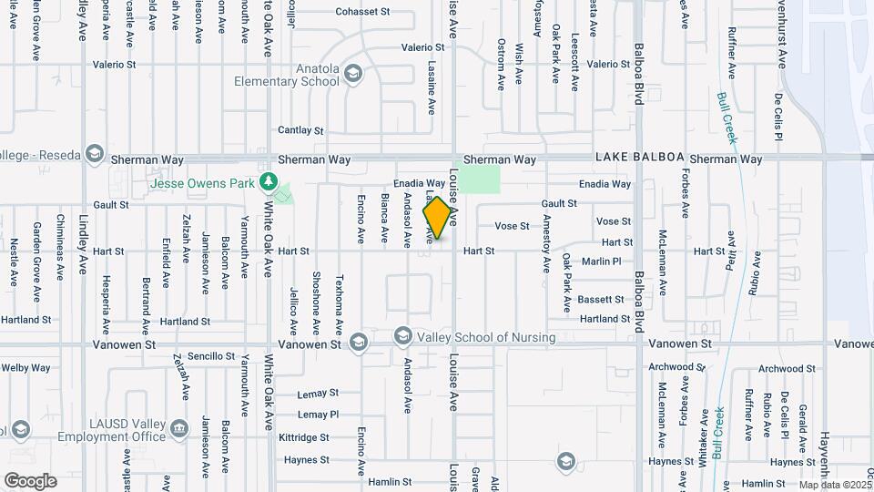 7000 Lasaine Ave Map and Location Details