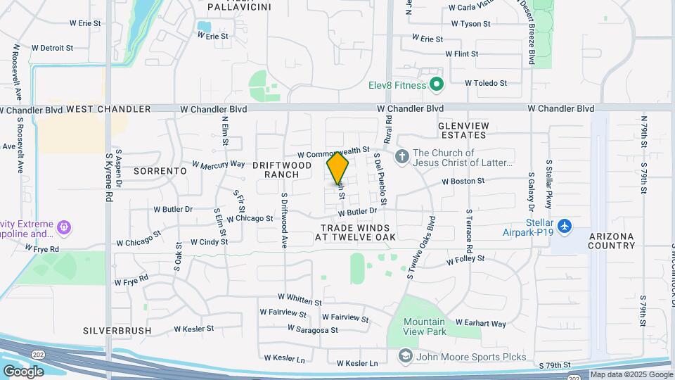 5206 W Jupiter Way N Map and Location Details