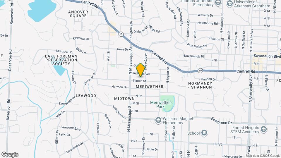 7420 Illinois St Map and Location Details