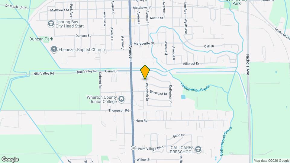 3616 Willowick Dr Map and Location Details