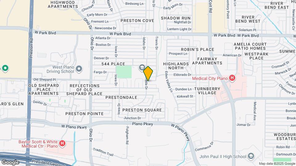 4320 Cornell Dr Map and Location Details