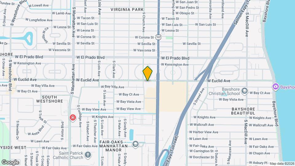 3818 W Euclid Ave Map and Location Details