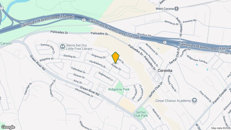 2985 Amber Dr Map and Location Details