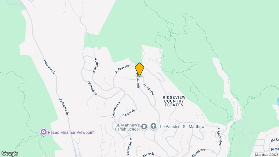 1344 Bienveneda Ave Map and Location Details