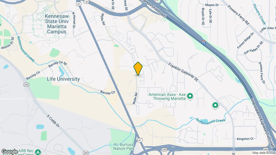1206 Augusta Dr Map and Location Details