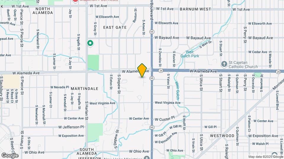 381 S Ames St Map and Location Details