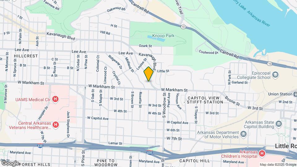 1021-1023 Kavanaugh Blvd Map and Location Details