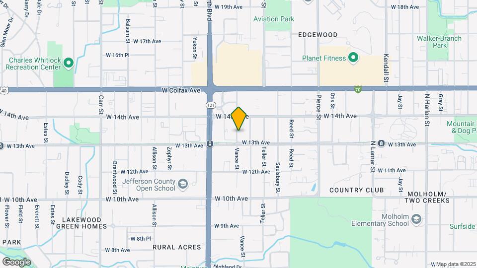 1330 Vance St Map and Location Details